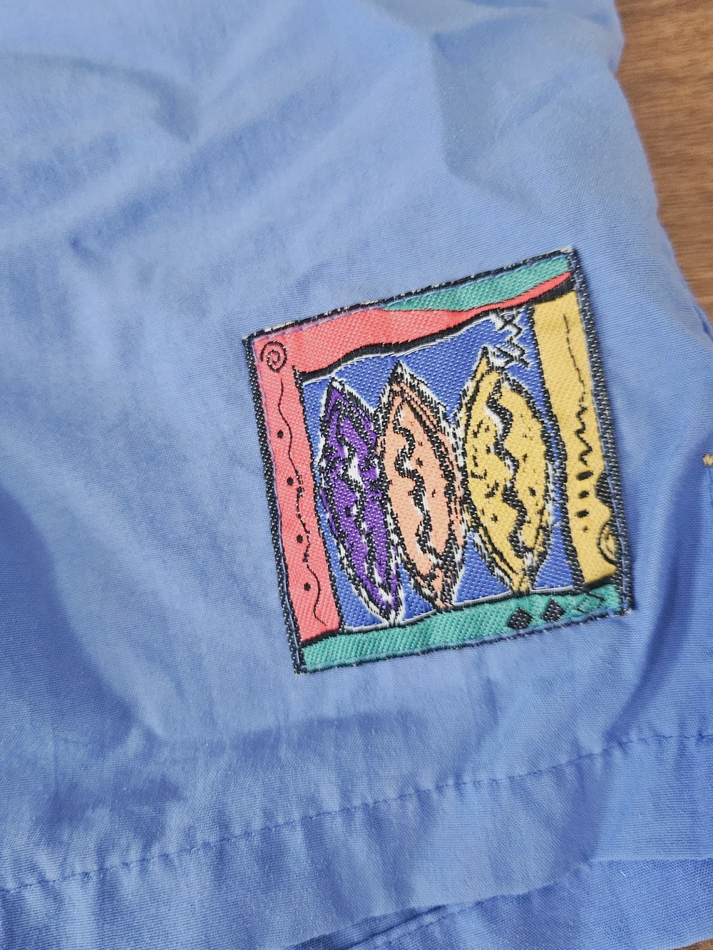 VTG Weekends Beachwear Swim Trunks Mens XL Blue Excellent Retro Surf Shorts